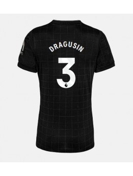 Zenske Futbalové oblečenie Tottenham Hotspur Radu Dragusin #3 2025-26 Krátky Rukáv - Preč Zenske Futbalové oblečenie Tottenham Hotspur Radu Dragusin #3 2025-26 Krátky Rukáv - Preč